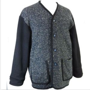 Luka Barryen Mens Jacket Sweater Coat Button Down